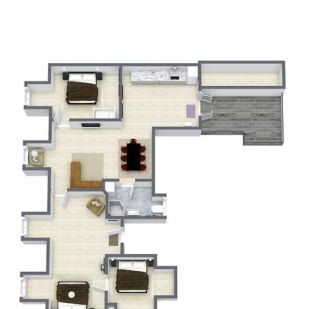 Luxury Apartment W Privat Rooftop Terrace - Cph C Копенгаген Экстерьер фото